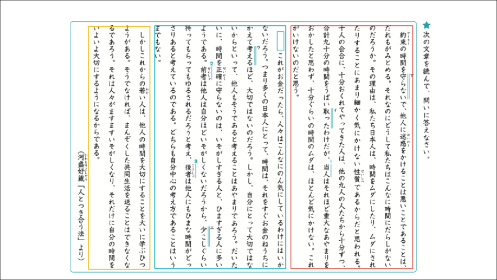 発達障害(LD・ADHD・自閉スペクトラム症)・グレーゾーン・ギフテッドの指導法(読解問題の分割)