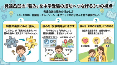 発達凸凹の「強み」を中学受験の成功へつなげる3つの視点