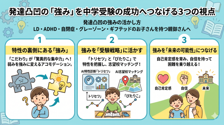 学校補習・中学受験・高校受験に対応した発達障害(LD/ADHD/自閉症スペクトラム)・ギフテッド(2E)のオンライン個別指導塾・発達支援塾リバランス