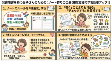 単なる整理整頓じゃない！理解と記憶を助ける中学受験のノート改革