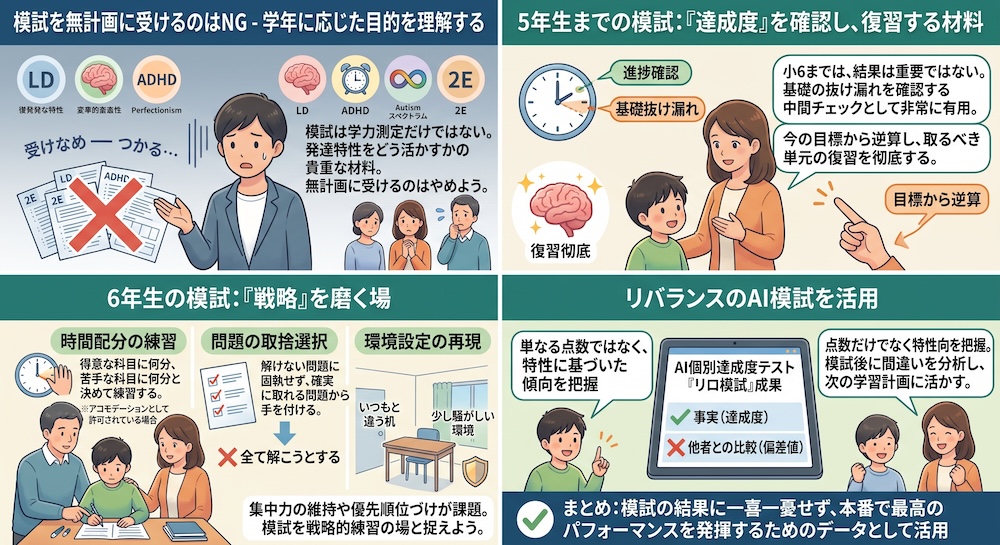 学校補習・中学受験・高校受験に対応した発達障害(LD/ADHD/自閉症スペクトラム)・ギフテッド(2E)のオンライン個別指導塾・発達支援塾リバランス