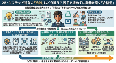 2E・ギフテッド特有の「凸凹」はどう戦う？苦手を埋めずに武器を磨く、リバランス流の合格術