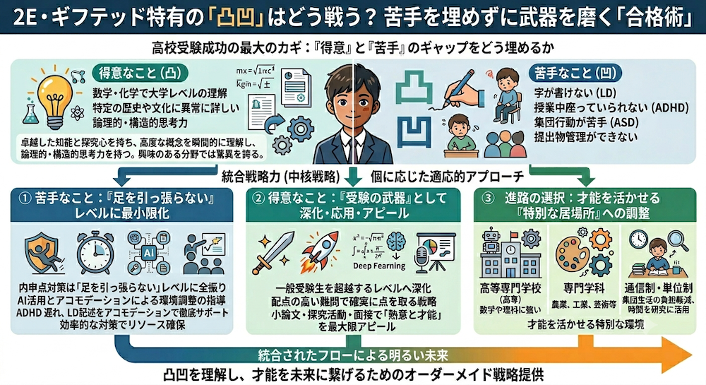 学校補習・中学受験・高校受験に対応した発達障害(LD/ADHD/自閉症スペクトラム)・ギフテッド(2E)のオンライン個別指導塾・発達支援塾リバランス