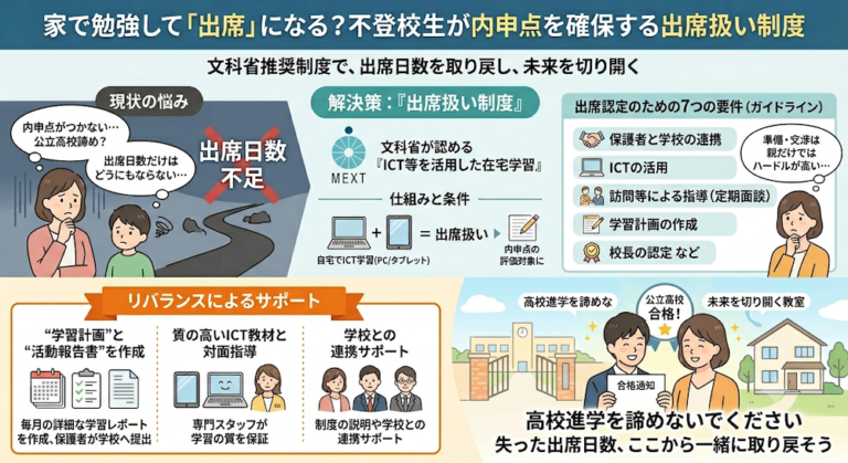 学校補習・中学受験・高校受験に対応した発達障害(LD/ADHD/自閉症スペクトラム)・ギフテッド(2E)のオンライン個別指導塾・発達支援塾リバランス