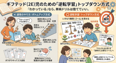 単純な計算ドリルは捨てていい。「わかっているのにやらない」ギフテッド児には難問から入る「逆転学習」