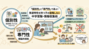 「個別性」と「専門性」で選ぶ！発達特性を持つ子の後悔しない中学受験・情報収集術
