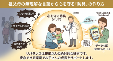祖父母の「しつけが悪い」「甘やかしている」の言葉に傷つく親御さんへ。外部の声をシャットアウトする防具の作り方