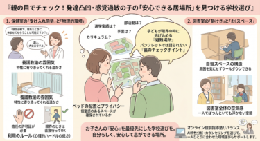 オープンスクールで必ずチェックすべき、発達凸凹っ子向けの「裏ポイント」