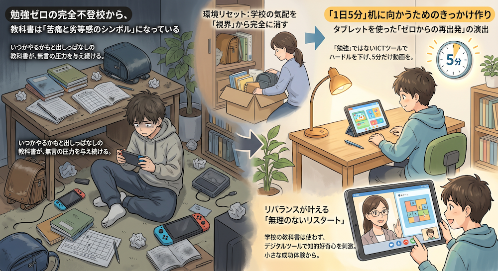 学校補習・中学受験・高校受験に対応した発達障害(LD/ADHD/自閉症スペクトラム)・ギフテッド(2E)のオンライン個別指導塾・発達支援塾リバランス
