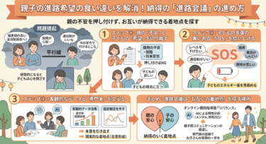 親の希望と子どもの希望が食い違った時の「進路会議」の進め方