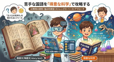 苦手な国語を「得意な科学」で攻略する！2E教育の鉄則・強み利用型（ストレングス・ベース）アプローチ