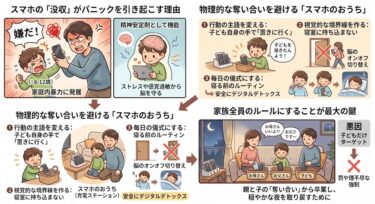 スマホを没収すると家庭内暴力に…安全にデジタルデトックスを促す「スマホのおうち」作り