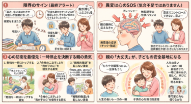 受験勉強のプレッシャーでチックや強迫症状が出た時。「一時停止」を決断する親の勇気