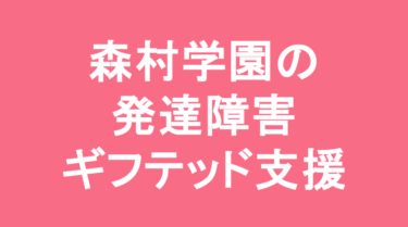 【中学受験】森村学園中等部の特徴・偏差値と発達障害・ギフテッド支援