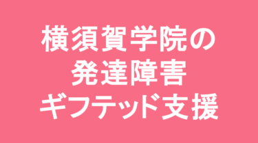 【中学受験】横須賀学院中学校の特徴・偏差値と発達障害・ギフテッド支援