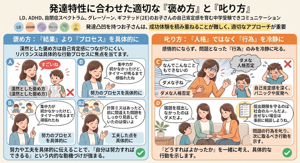 学校補習・中学受験・高校受験に対応した発達障害(LD/ADHD/自閉症スペクトラム)・ギフテッド(2E)のオンライン個別指導塾・発達支援塾リバランス