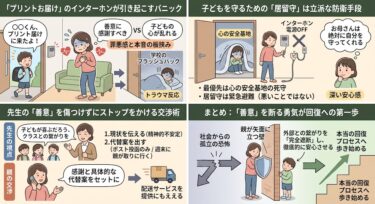 夕方、クラスメイトがプリントを届けに来るのが苦痛。善意の訪問から子どもを守る「居留守」と学校への連絡