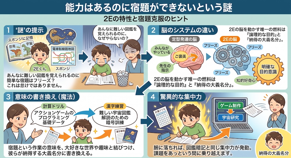 学校補習・中学受験・高校受験に対応した発達障害(LD/ADHD/自閉症スペクトラム)・ギフテッド(2E)のオンライン個別指導塾・発達支援塾リバランス
